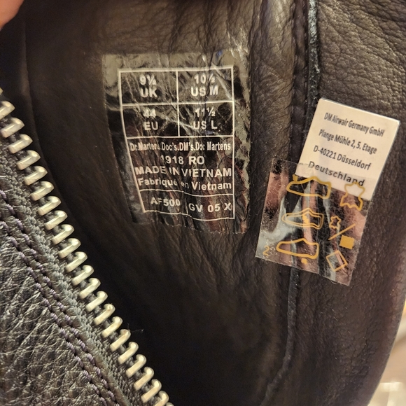 Rick Owens x Dr Martens Quad Sole leather boots size 10.5 BNWOB - Picture 6 of 15